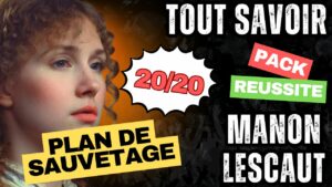 manon lescaut plan de sauvetage bac francais